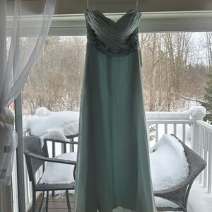 Light Blue Bridesmaid Dress